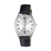 GRAND 40MM WHITE DIAL BLACK LEATHER STRA
