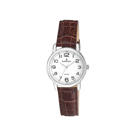 GRAND 34MM WHITE DIAL BROWN...